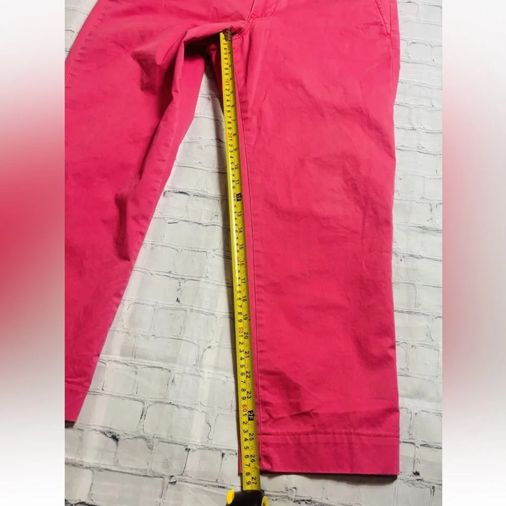 Polo Ralph Lauren Pink Chino Pants Straight Fit Mens 34x27 Stretch Golf Preppy